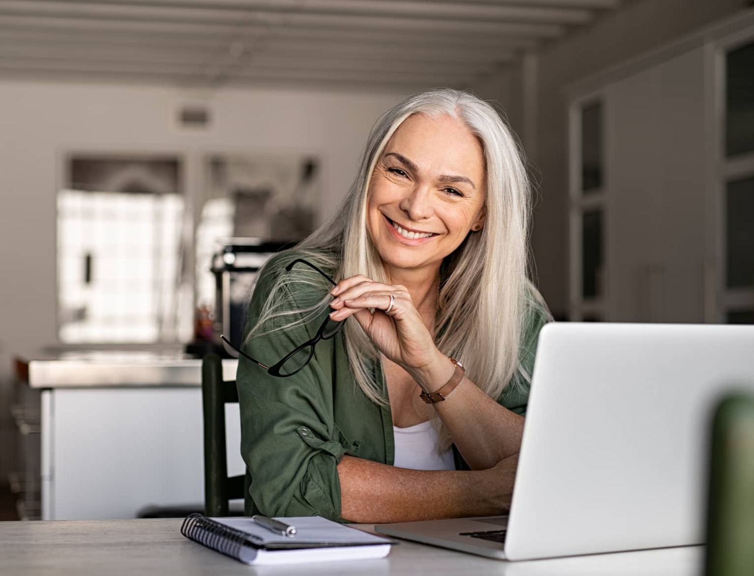 business woman with training expertise
